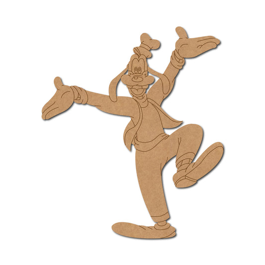 Goofy Dog Mickey Mouse Pre Marked MDF Design 2