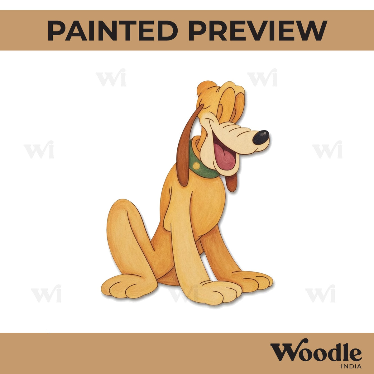 Goofy Dog Mickey Mouse Pre Marked MDF Design 3