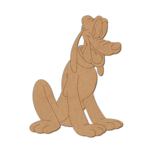 Goofy Dog Mickey Mouse Pre Marked MDF Design 3