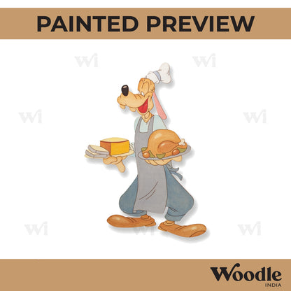 Goofy Dog Mickey Mouse Pre Marked MDF Design 4