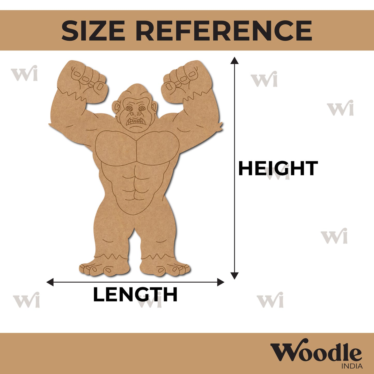 Gorilla Pre Marked MDF Design 4