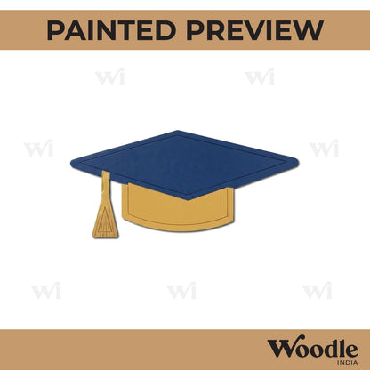 Graduation Cap Pre Marked MDF Design 1