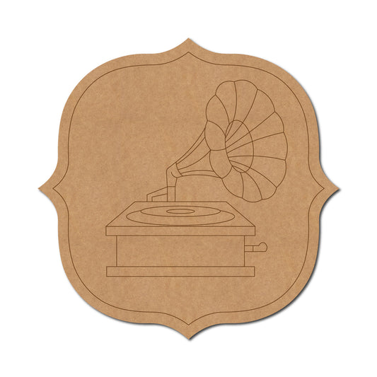 Gramophone Pre Marked Base MDF Design 1