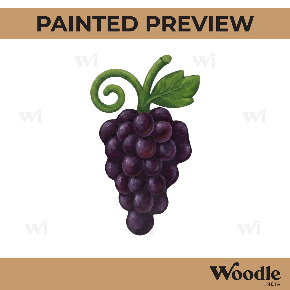 Grapes Cutout MDF Design 1