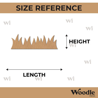 Grass Cutout MDF Design 1