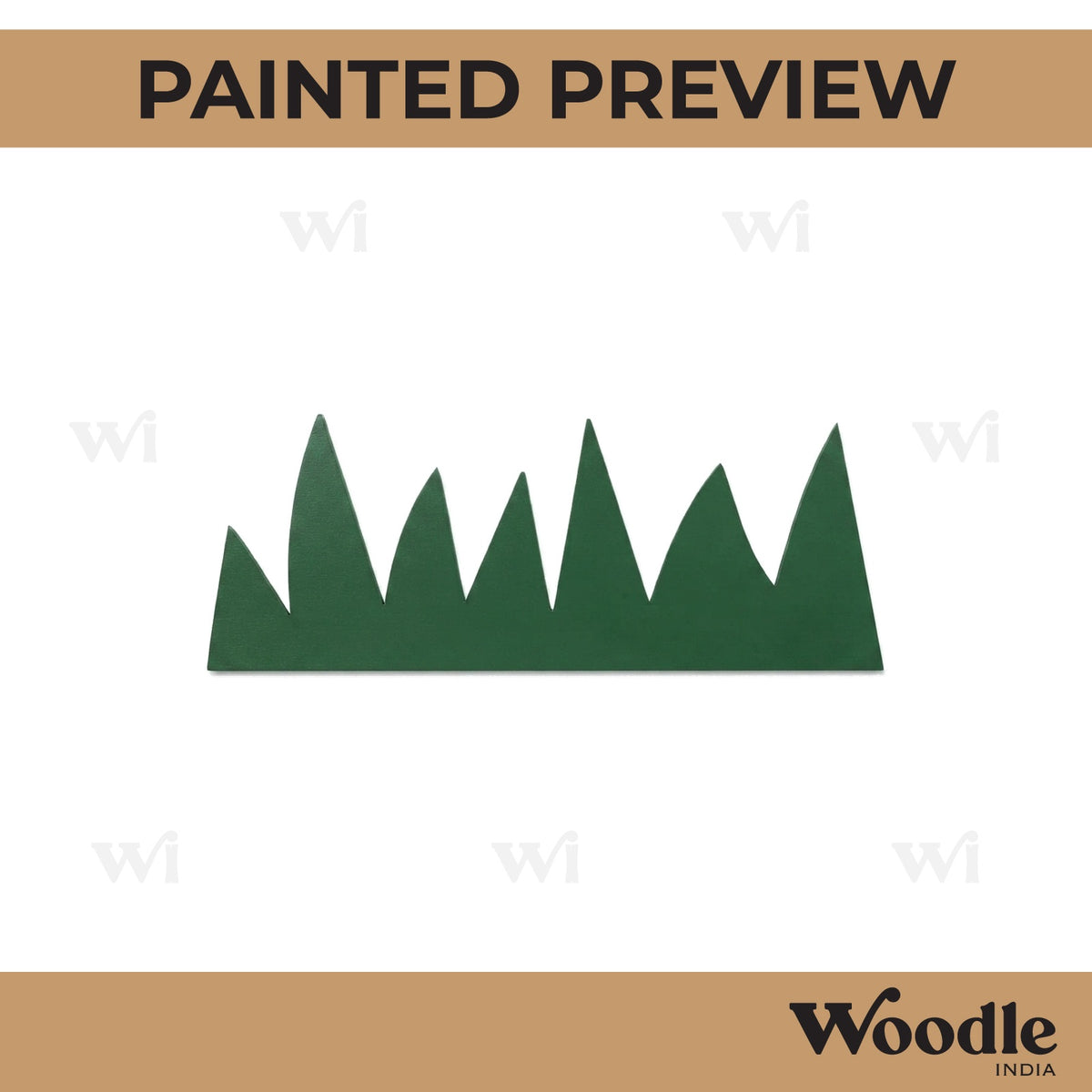 Grass Cutout MDF Design 2