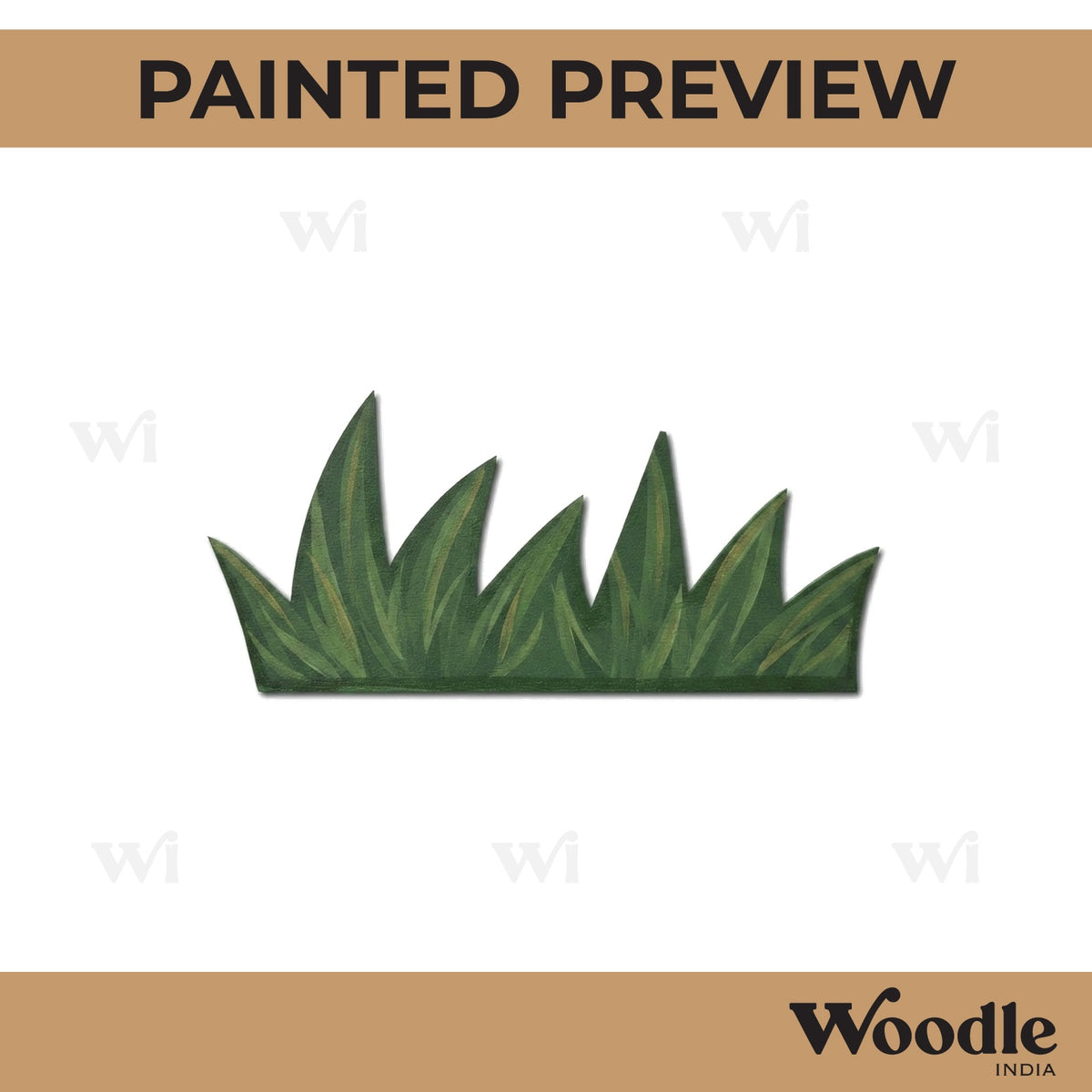 Grass Cutout MDF Design 5