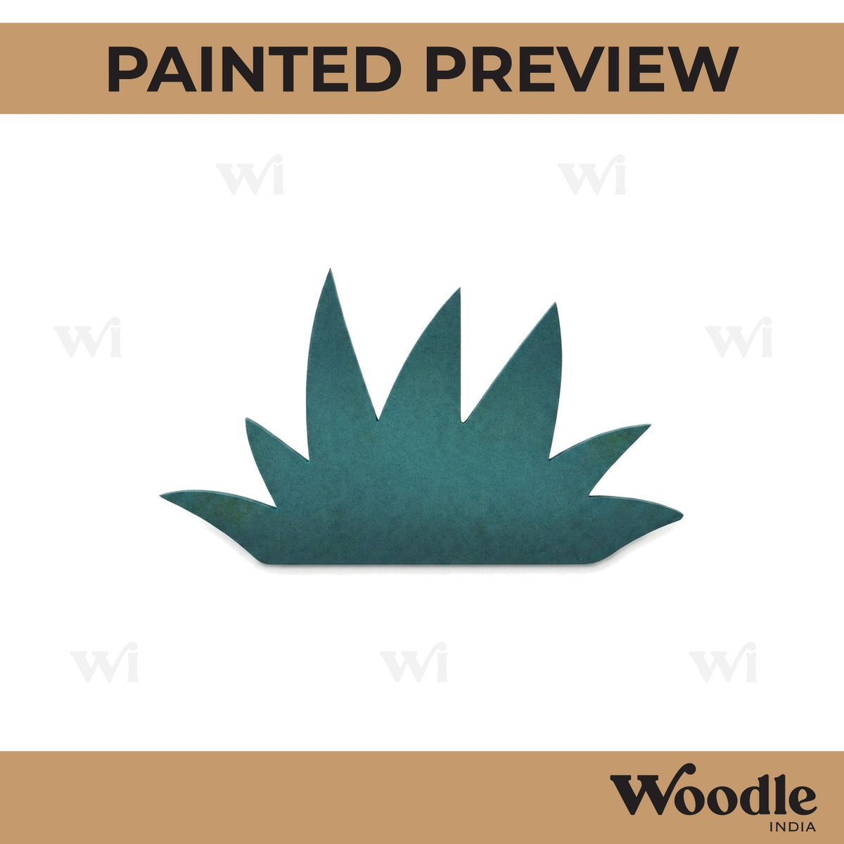 Grass Cutout MDF Design 7