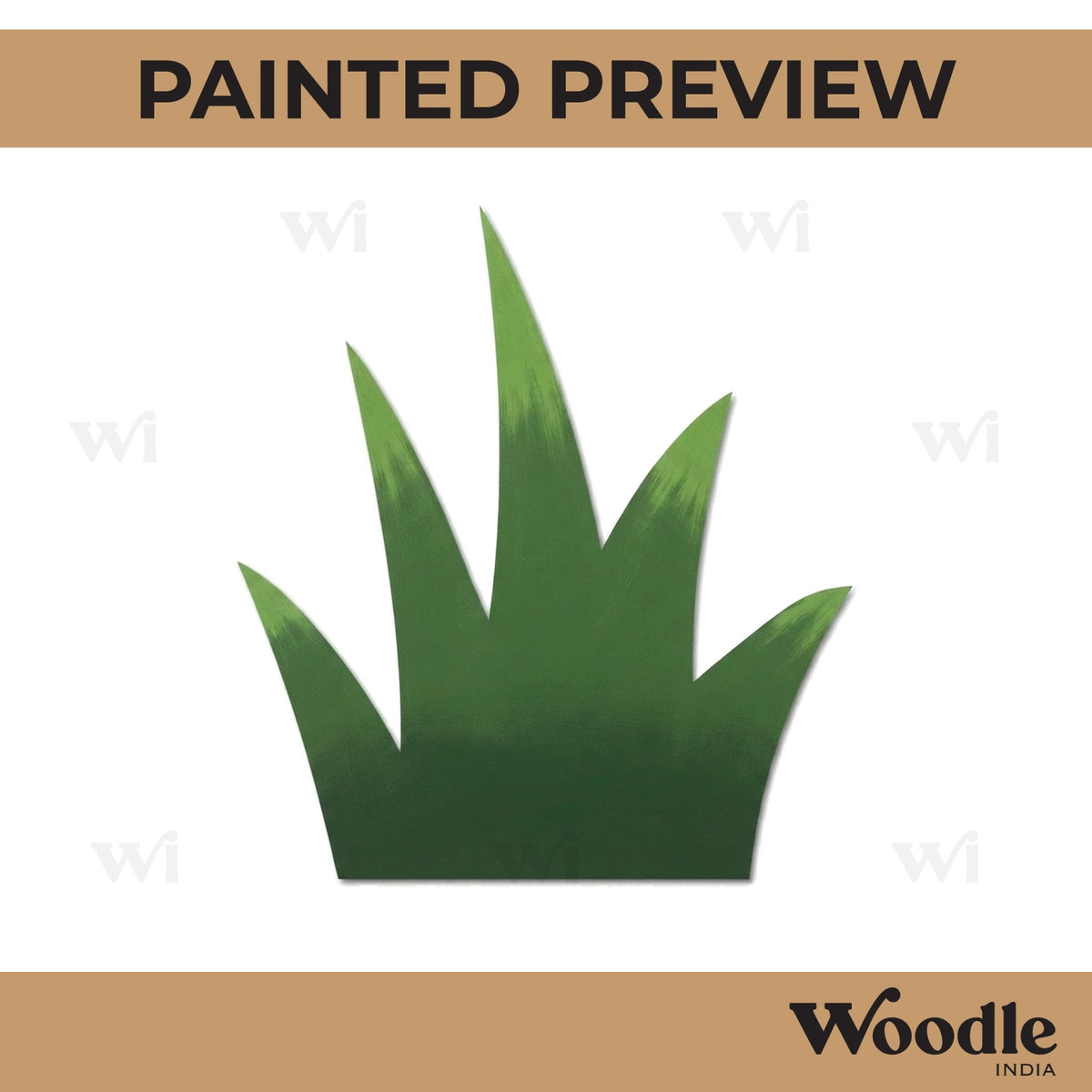 Grass Cutout MDF Design 8