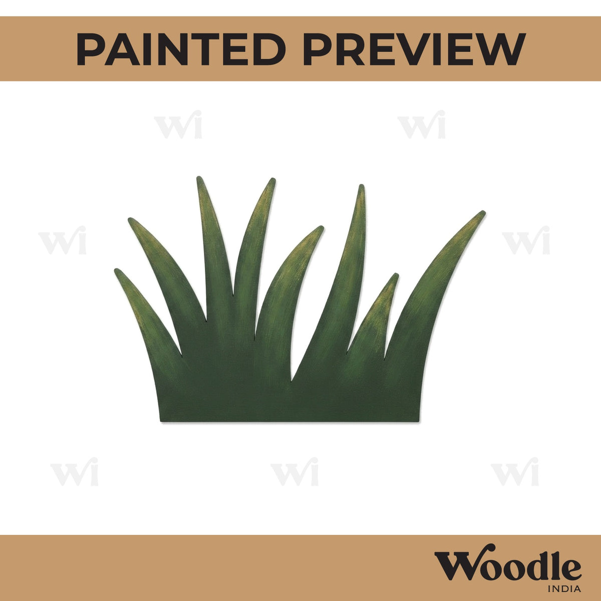 Grass Pre Marked MDF Design 1
