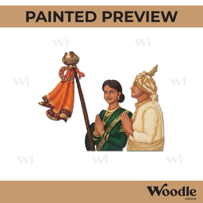 Gudi Padwa Pre Marked Base MDF Design 1