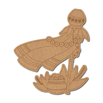 Gudi Padwa Pre Marked Base MDF Design 3