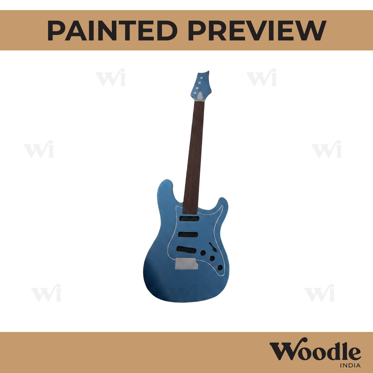 Guitar Pre Marked MDF Design 1