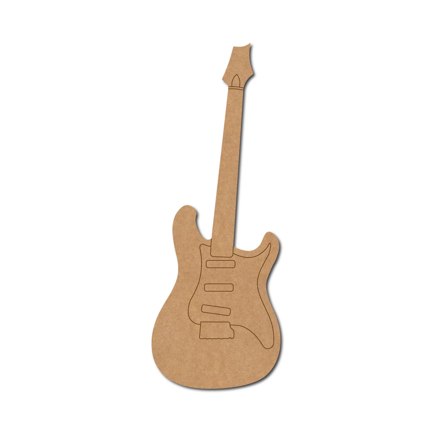 Guitar Pre Marked MDF Design 1