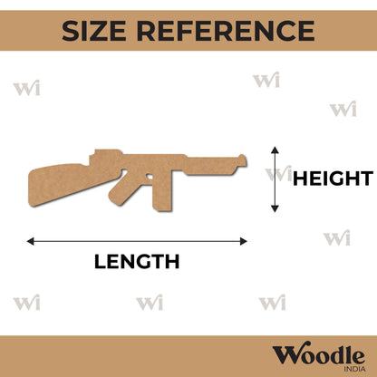 Gun Cutout MDF Design 2
