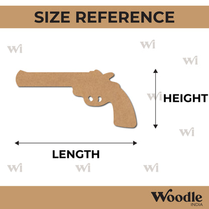 Gun Cutout MDF Design 4