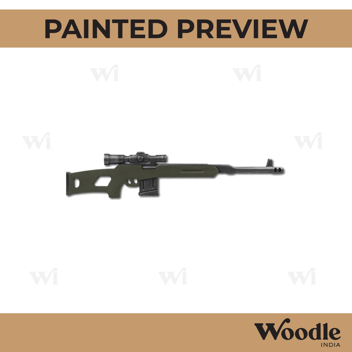 Gun Cutout MDF Design 7
