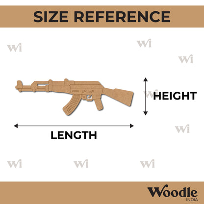 Gun Pre Marked MDF Design 1