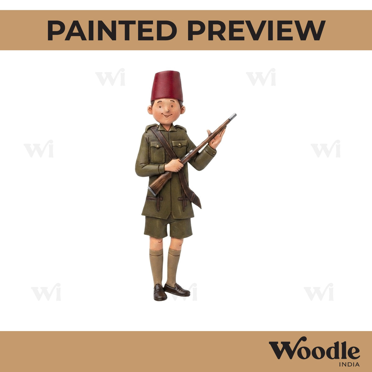 Gurkha Soldier Pre Marked MDF Design 1