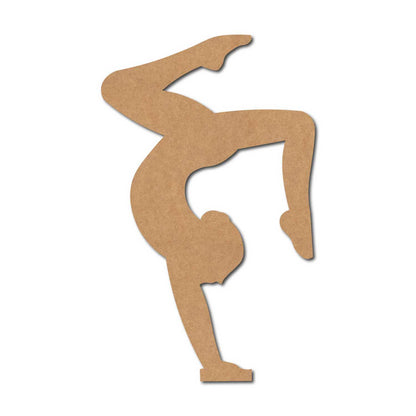 Gymnast Girl Cutout MDF Design 1