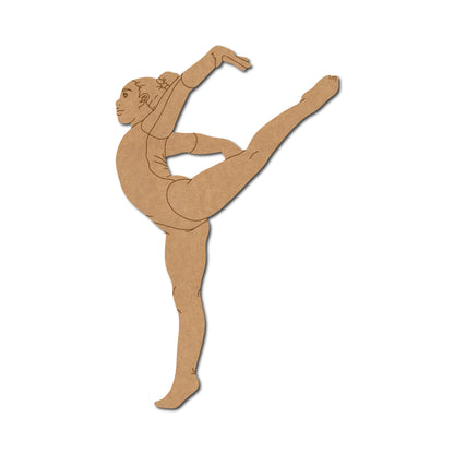 Gymnast Girl Pre Marked MDF Design 3