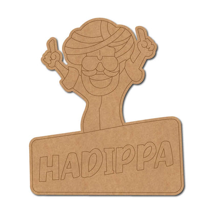 Hadippa Rajasthani Man Pre Marked Base MDF Design 1