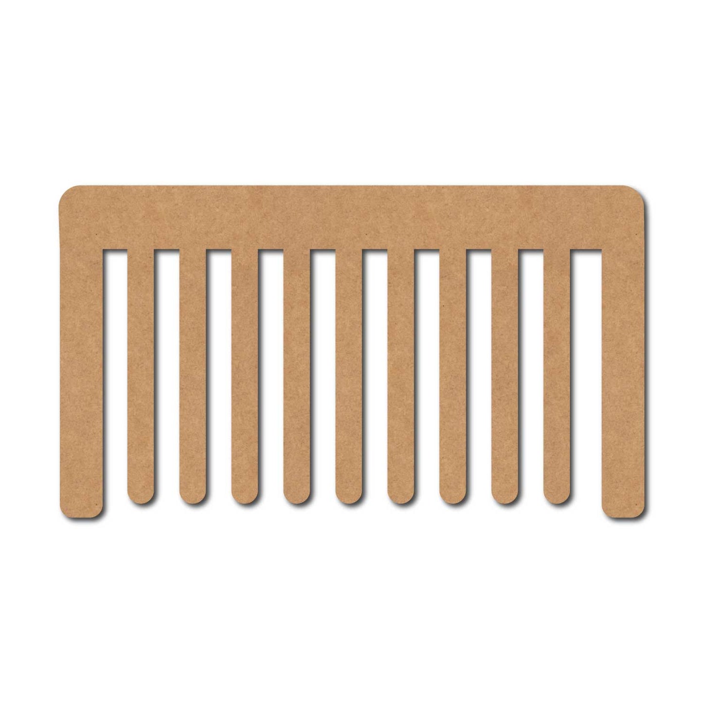 Hair Comb Cutout MDF Design 3