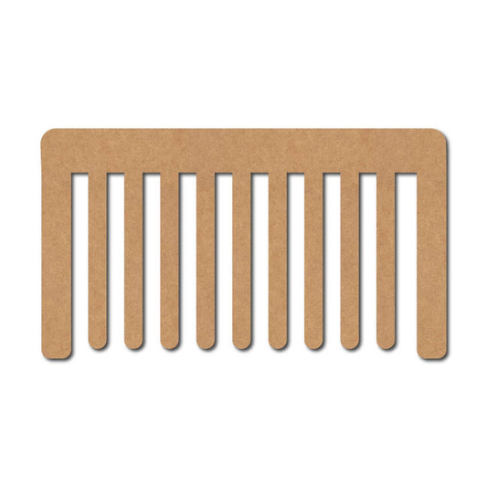 Hair Comb Cutout MDF Design 3