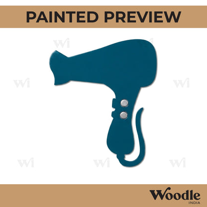 Hair Dryer Cutout MDF Design 1
