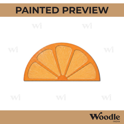 Half Orange Two Layered Base MDF Design 1