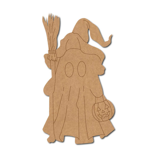 Halloween Ghost Pre Marked MDF Design 3