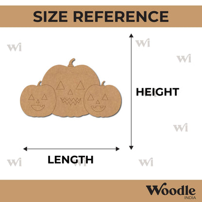 Halloween Pumpkins Pre Marked MDF Design 1