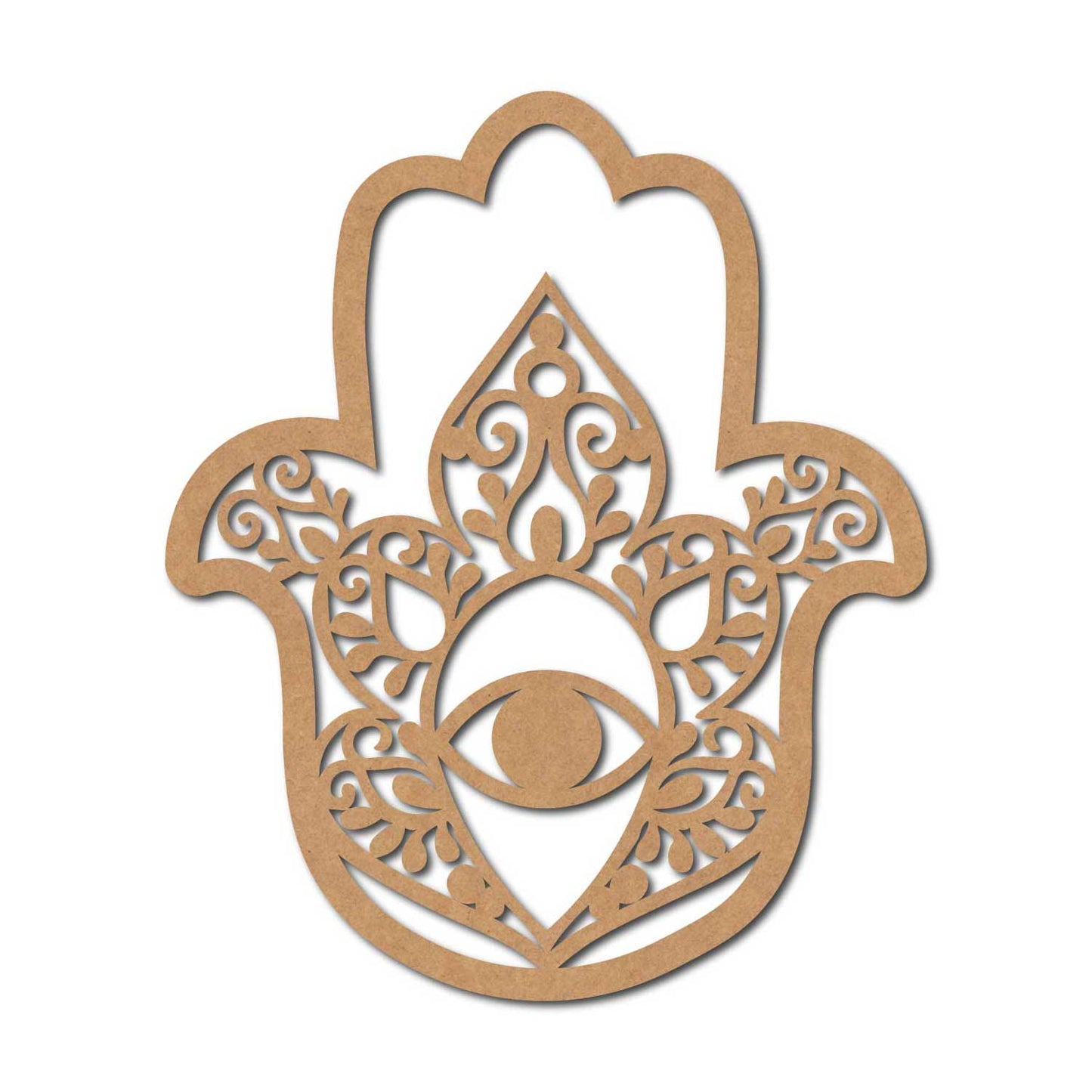 Hamsa Hand Cutout MDF Design 5