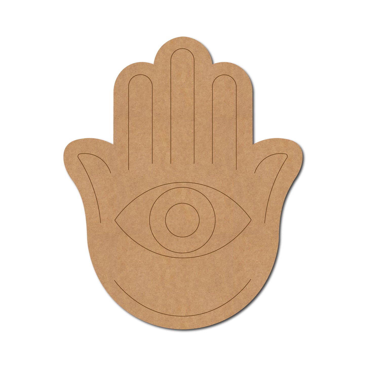 Hamsa Hand Pre Marked MDF Design 1