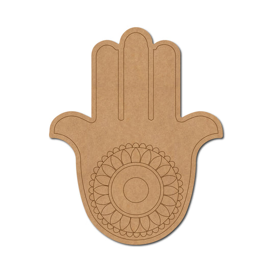 Hamsa Hand Pre Marked MDF Design 2