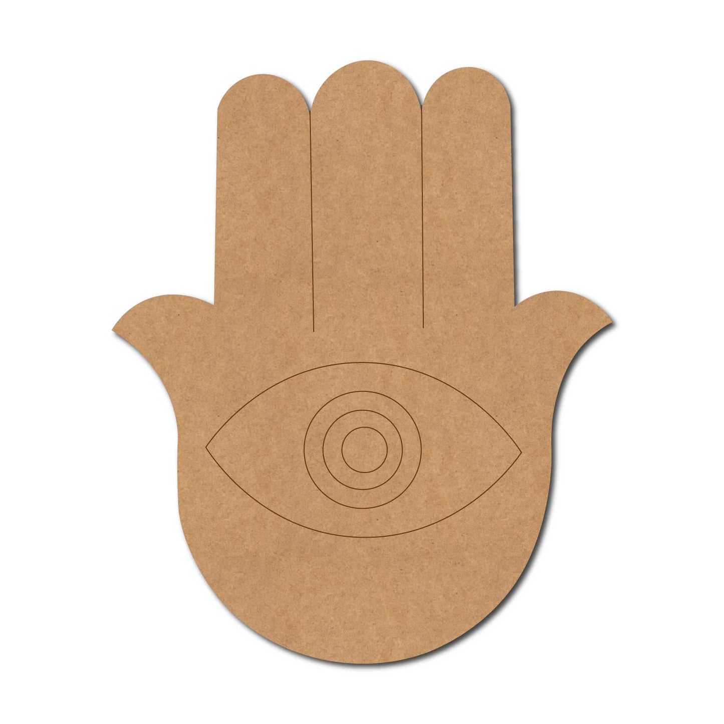 Hamsa Hand Pre Marked MDF Design 5