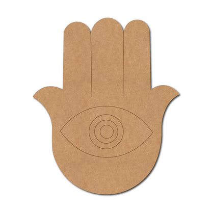 Hamsa Hand Pre Marked MDF Design 5