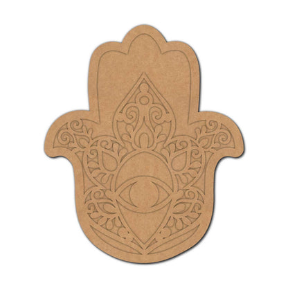 Hamsa Hand Two Layered Base MDF Design 2