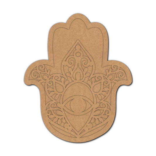 Hamsa Hand Two Layered Base MDF Design 2