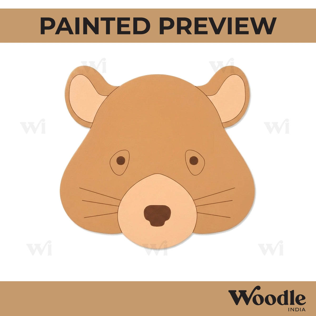 Hamster Pre Marked MDF Design 1