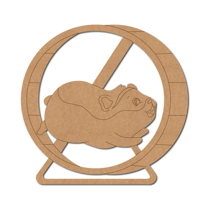 Hamster Wheel Pre Marked MDF Design 1