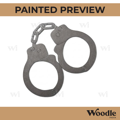 Hand Cuffs Pre Marked MDF Design 1