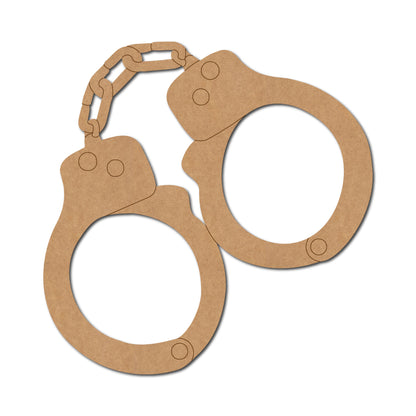 Hand Cuffs Pre Marked MDF Design 1