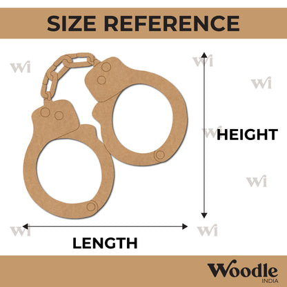 Hand Cuffs Pre Marked MDF Design 1