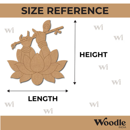 Hand Lotus Pre Marked MDF Design 2