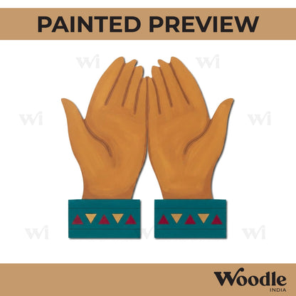 Hands Prayer Pre Marked MDF Design 1