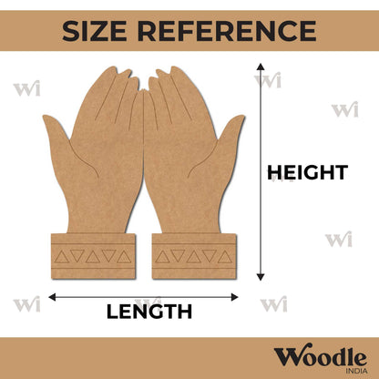 Hands Prayer Pre Marked MDF Design 1