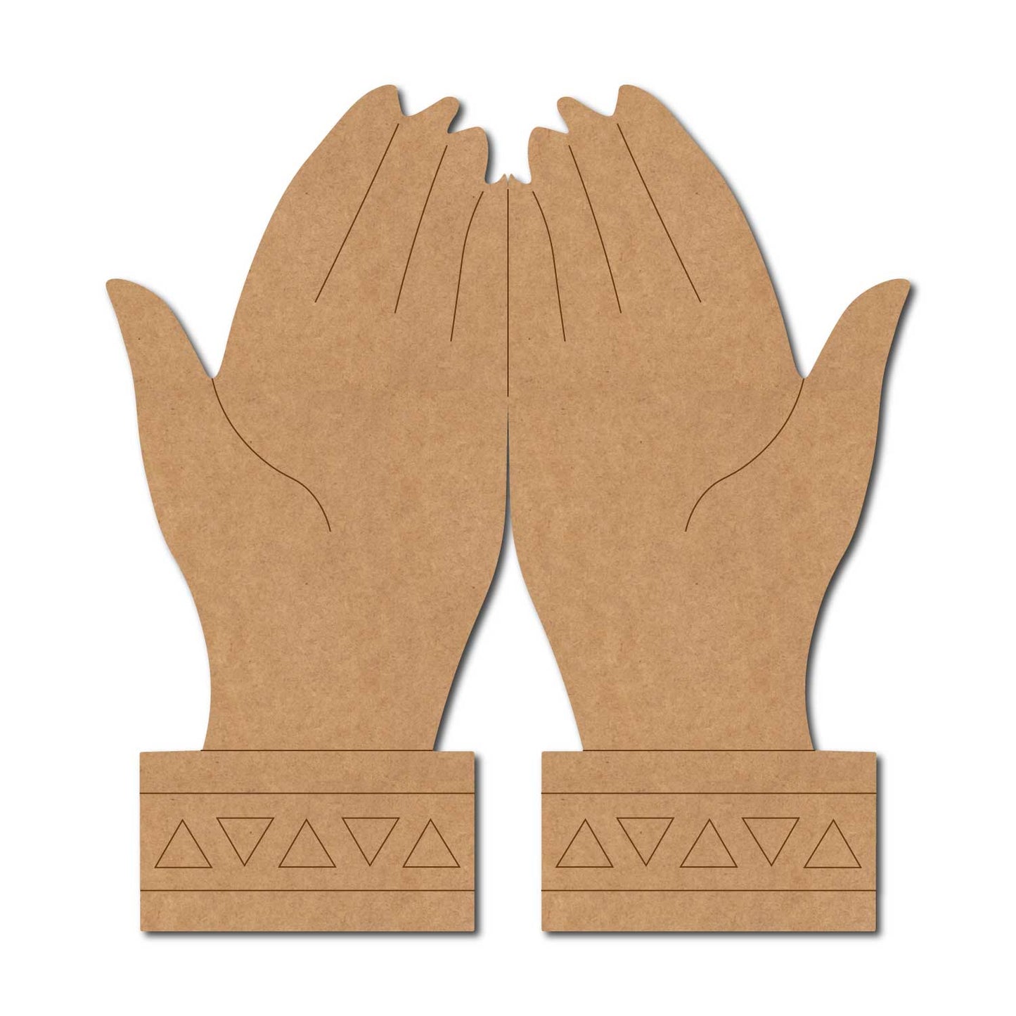 Hands Prayer Pre Marked MDF Design 1