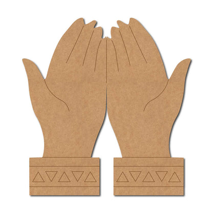 Hands Prayer Pre Marked MDF Design 1