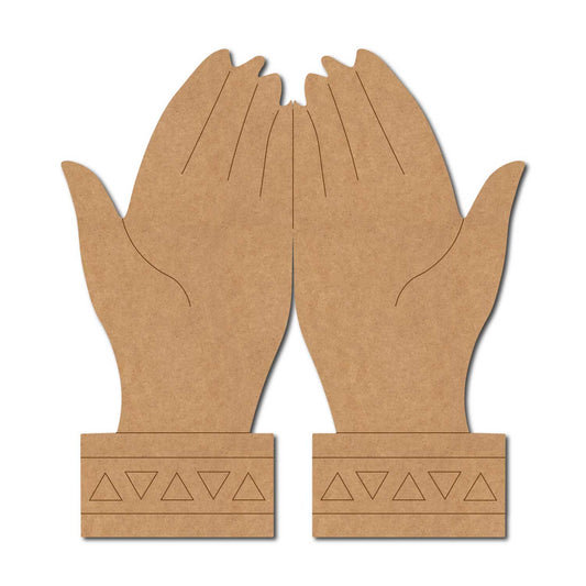 Hands Prayer Pre Marked MDF Design 1